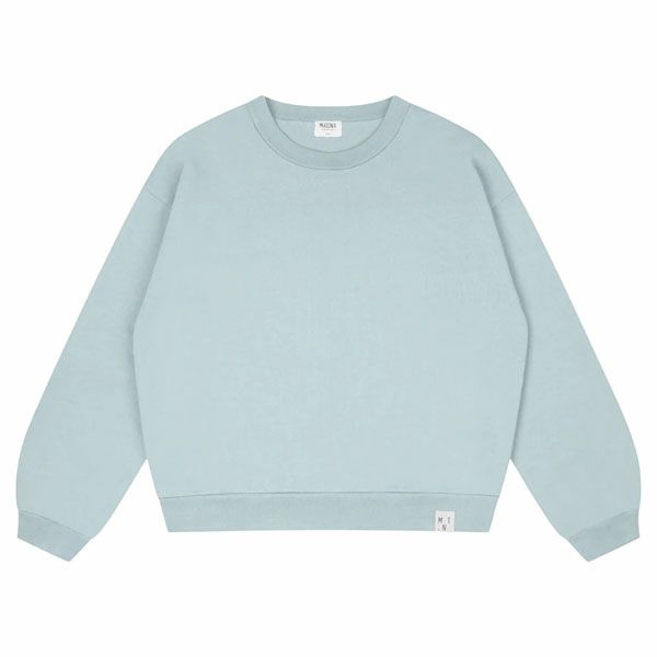 オーガニックコットン 裏起毛 ライトスウェットシャツ