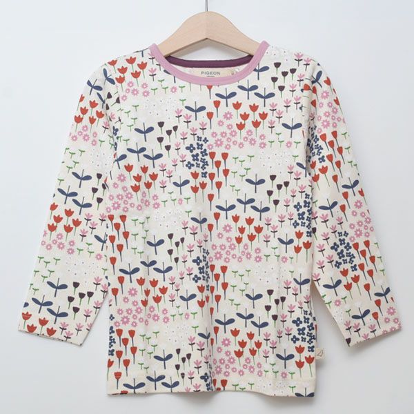 オーガニックコットン キッズ プリントTシャツ Meadow