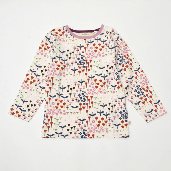 オーガニックコットン キッズ プリントTシャツ Meadow