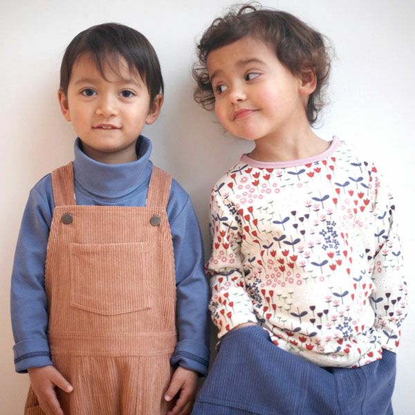 オーガニックコットン キッズ プリントTシャツ Meadow