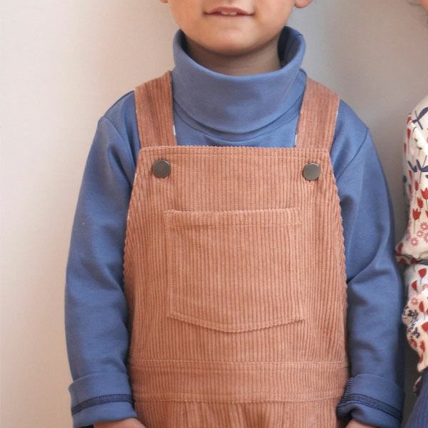 オーガニックコットン キッズ タートルネックシャツ