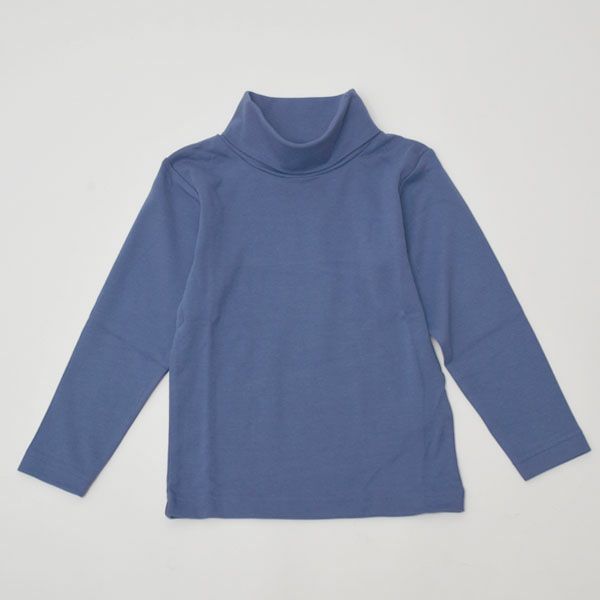 オーガニックコットン キッズ タートルネックシャツ