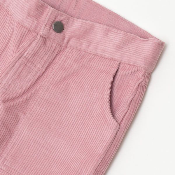 オーガニックコットン キッズ シンプル コーデュロイパンツ