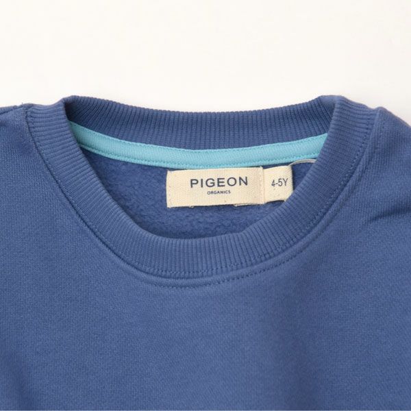 オーガニックコットン キッズ 裏起毛スウェットシャツ