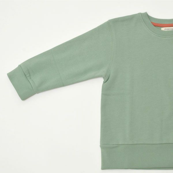 オーガニックコットン キッズ 裏起毛スウェットシャツ