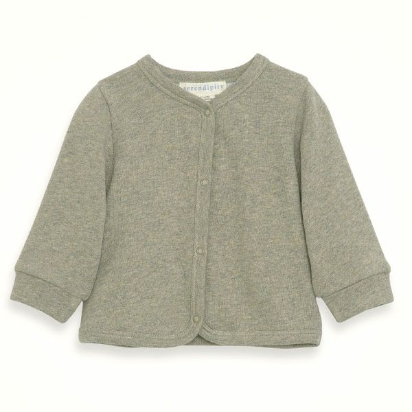 オーガニックコットン ベビー 裏起毛 スウェットジャケット