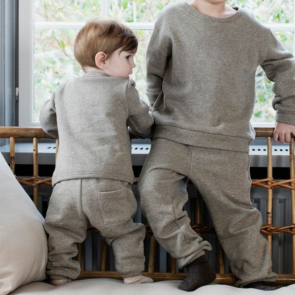 オーガニックコットン ベビー 裏起毛 スウェットジャケット