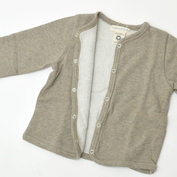 オーガニックコットン ベビー 裏起毛 スウェットジャケット