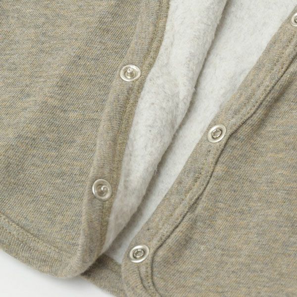 オーガニックコットン ベビー 裏起毛 スウェットジャケット