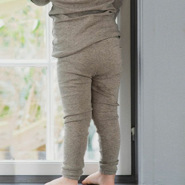 オーガニックコットン キッズフライスレギンス