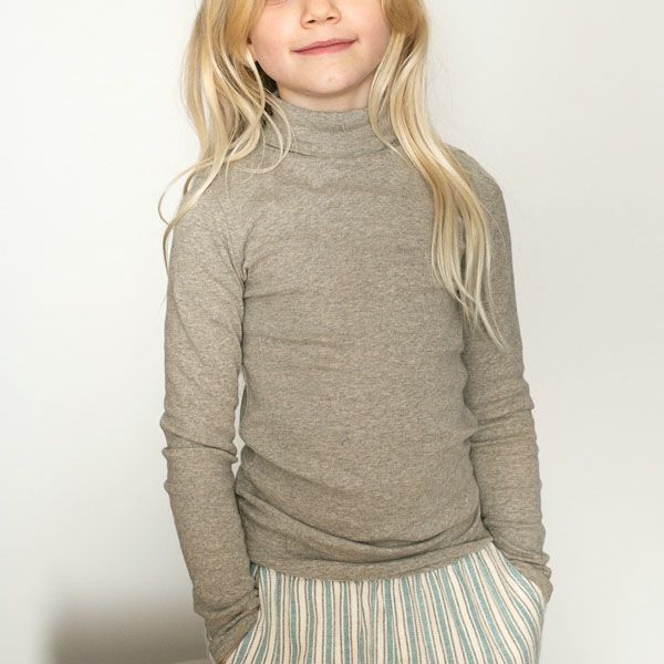 オーガニックコットン キッズ タートルネック