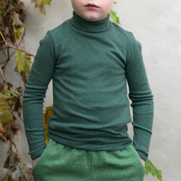 オーガニックコットン キッズ タートルネック