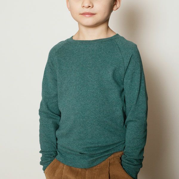 オーガニックコットン キッズ ラグランTシャツ
