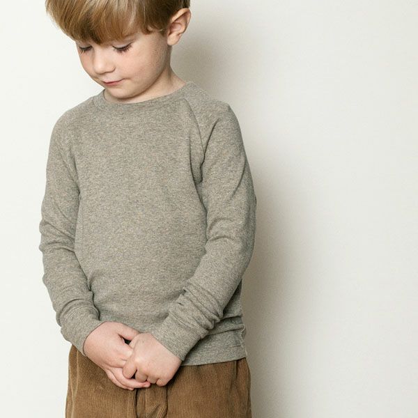 オーガニックコットン キッズ ラグランTシャツ