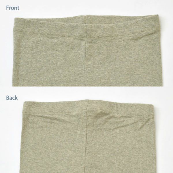 オーガニックコットン フライスレギンス