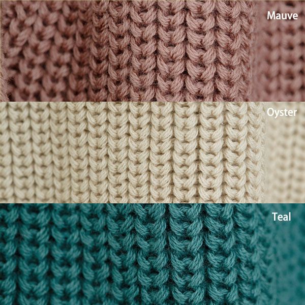 オーガニックコットン ブリオッシュニットセーター