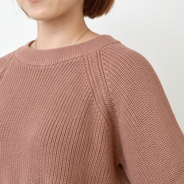 オーガニックコットン ブリオッシュニットセーター