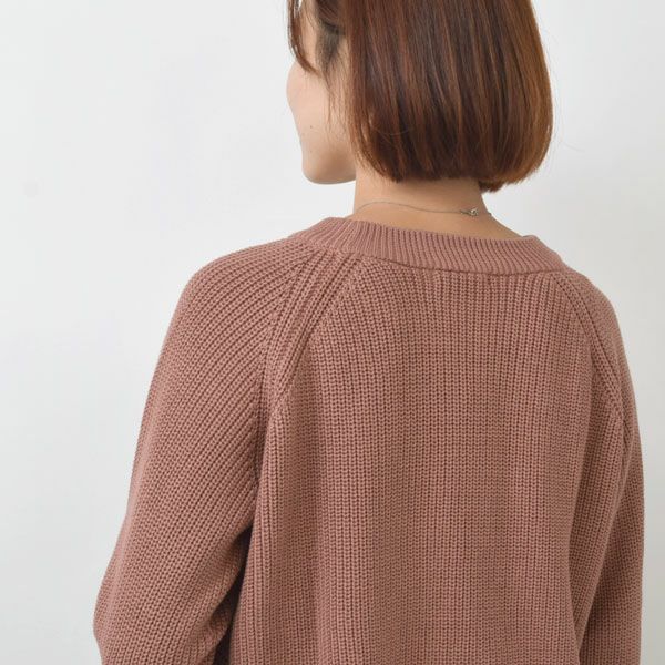 オーガニックコットン ブリオッシュニットセーター