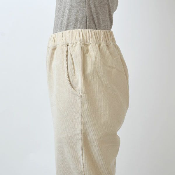 オーガニックコットン コーデュロイ ストレートパンツ