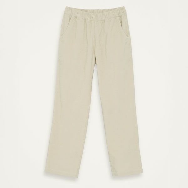 オーガニックコットン コーデュロイ ストレートパンツ