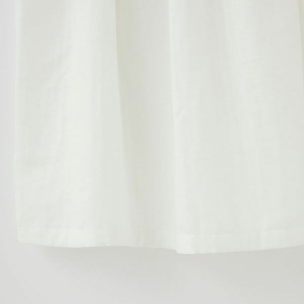 オーガニックコットン リリーガーゼ 刺繍ワンピース