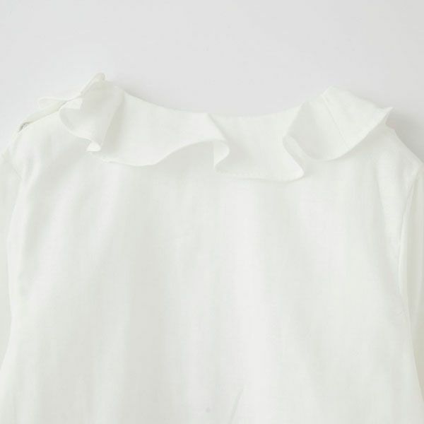 オーガニックコットン リリーガーゼ 刺繍ブラウス