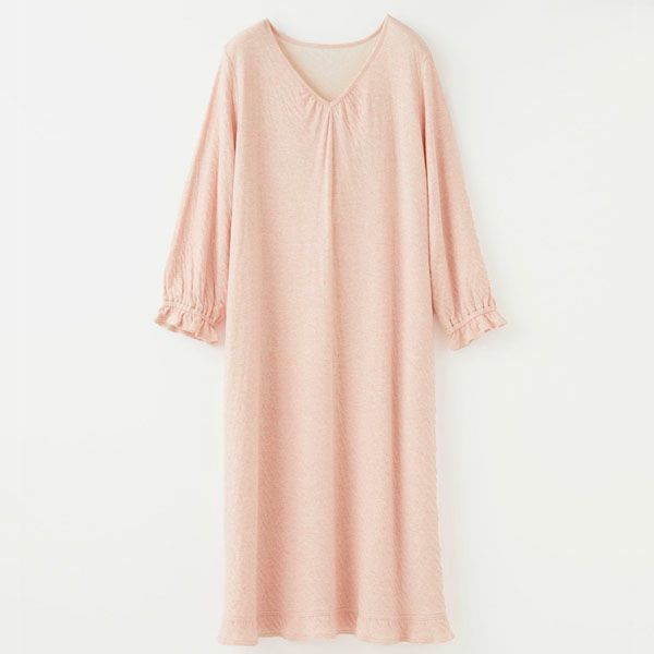 オーガニックコットン カラーリリー フリルワンピース