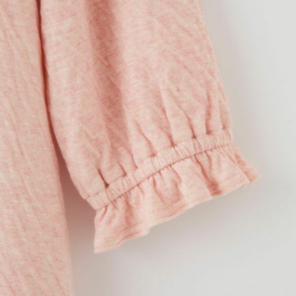 オーガニックコットン カラーリリー フリルワンピース