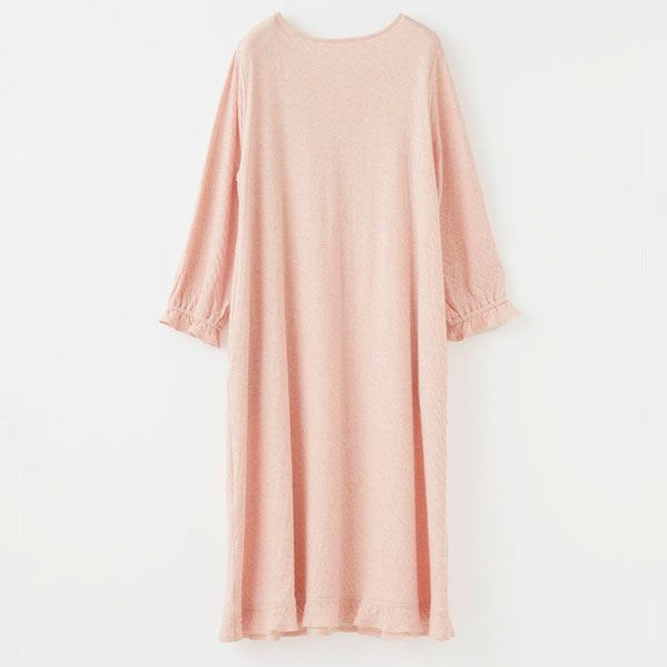 オーガニックコットン カラーリリー フリルワンピース