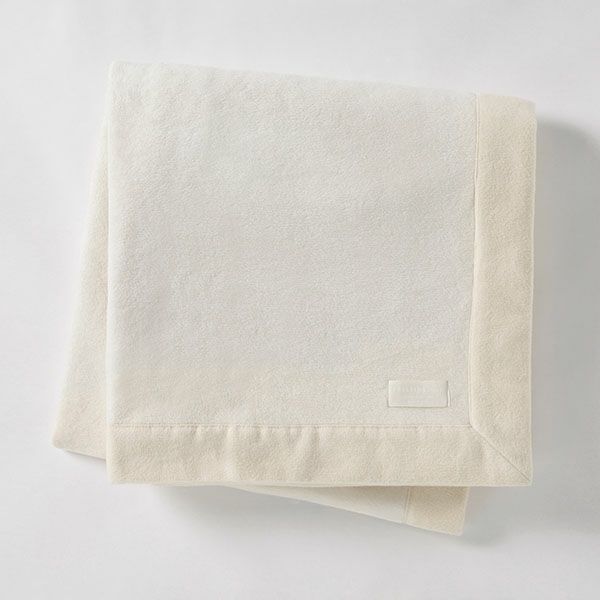 オーガニックコットン＆シルクWフェイス綿毛布 (140×200)