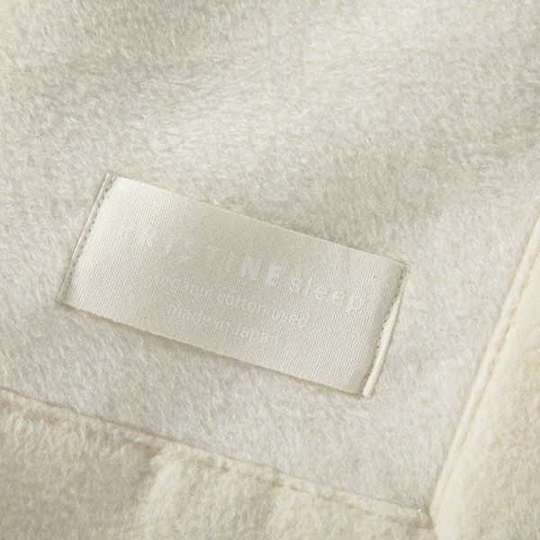 オーガニックコットン＆シルクWフェイス綿毛布 (140×200)