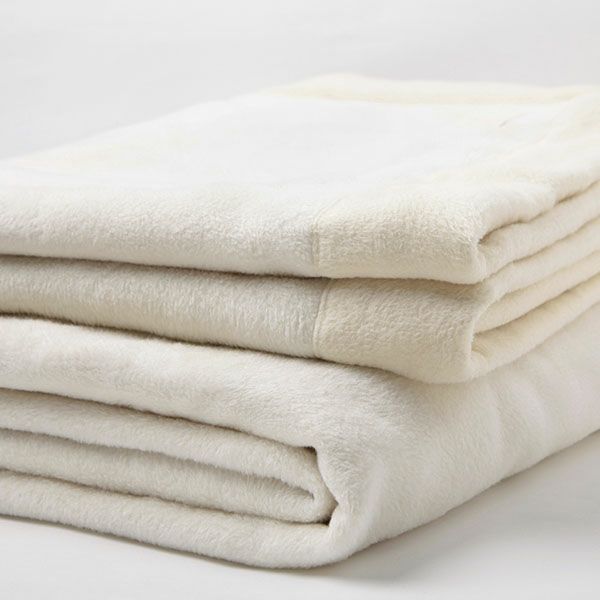 オーガニックコットン＆シルクWフェイス綿毛布 (140×200)