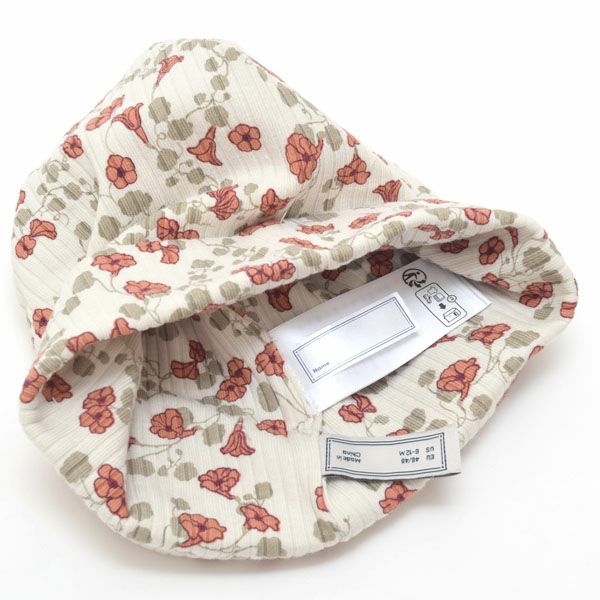 オーガニックコットン ベビー リブ ビーニー