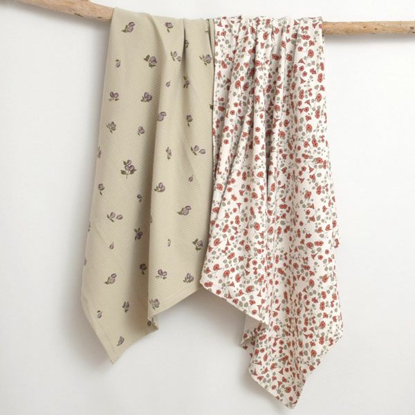 オーガニックコットン リブ ブランケット