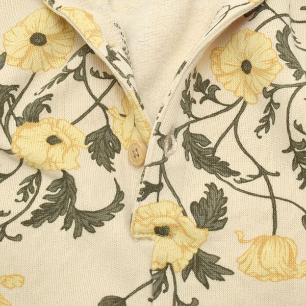 オーガニックコットン ベビー 裏起毛 スウェット カバーオールPrint