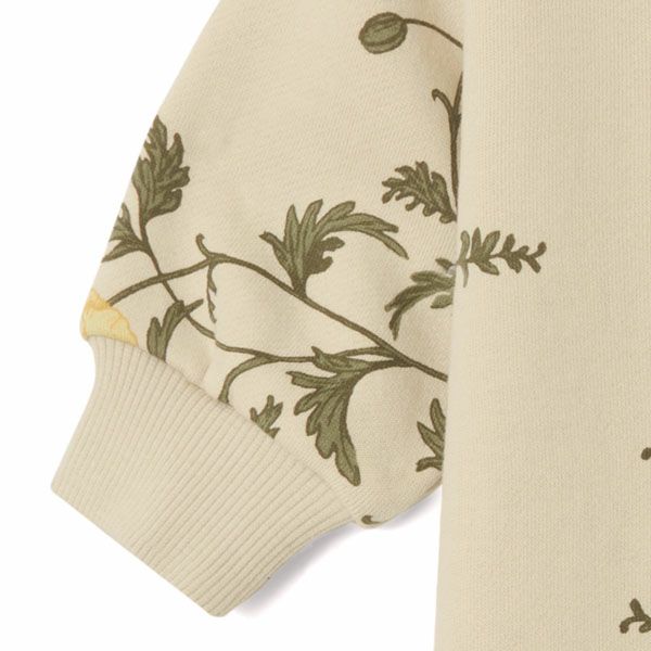 オーガニックコットン ベビー 裏起毛 スウェット カバーオールPrint