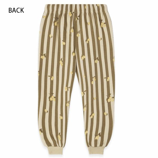 オーガニックコットン ベビー 裏起毛 スウェットパンツ Stripe