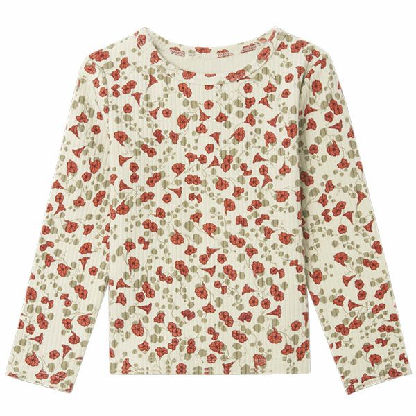 オーガニックコットン キッズ リブロングスリーブTシャツ