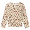 オーガニックコットン キッズ リブロングスリーブTシャツ