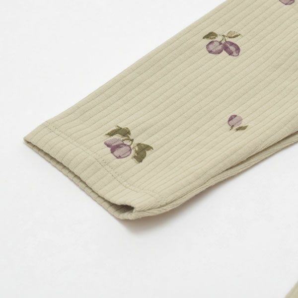 オーガニックコットン キッズ リブロングスリーブTシャツ