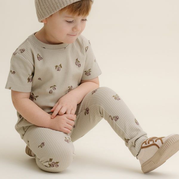 オーガニックコットン キッズ リブレギンス