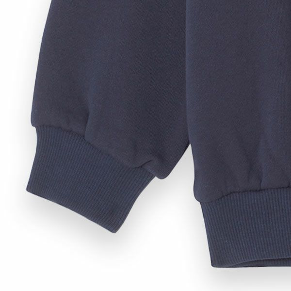 オーガニックコットン キッズ 裏起毛 スウェットシャツ Embroidery