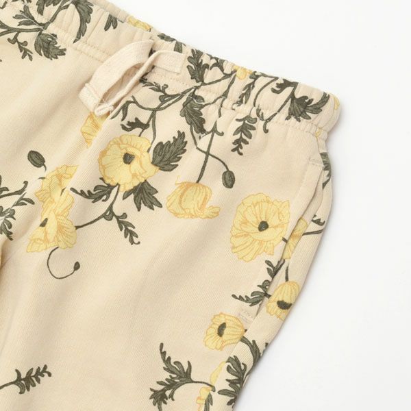 オーガニックコットン キッズ 裏起毛 スウェットパンツ Print