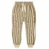 オーガニックコットン キッズ 裏起毛 スウェットパンツ Stripe