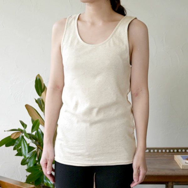 オーガニックコットン インナー タンクトップ