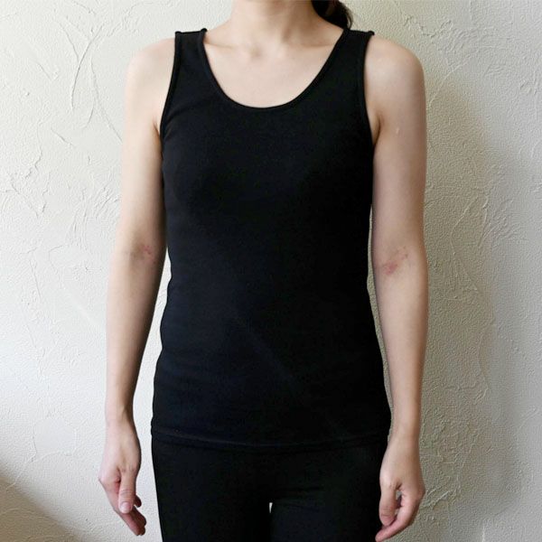 オーガニックコットン インナー タンクトップ