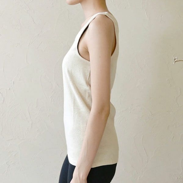 オーガニックコットン インナー タンクトップ