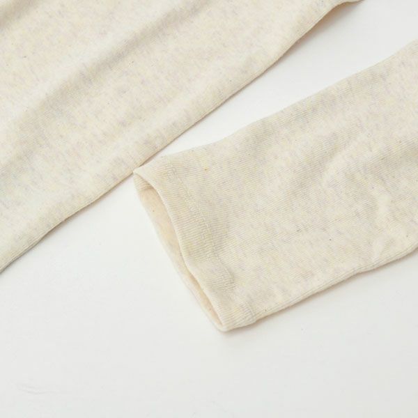 オーガニックコットン インナー 八分袖トップ