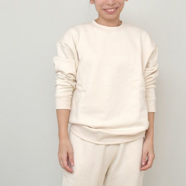 オーガニックコットン 裏毛プルオーバー