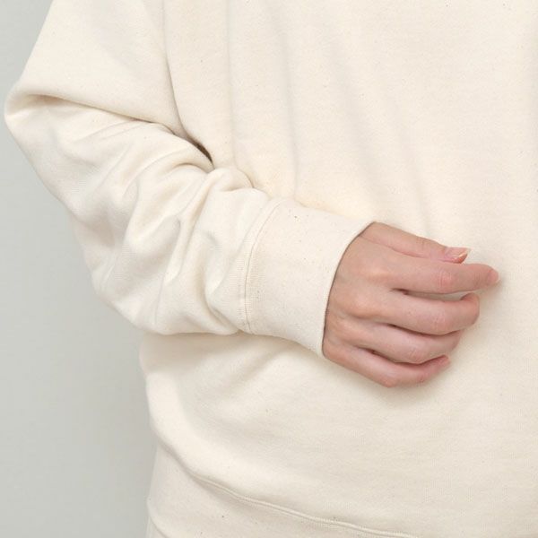 オーガニックコットン 裏毛プルオーバー